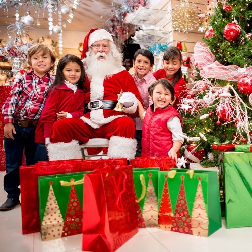 Sesin de Fotos con Santa en La Feria Estilo Mam